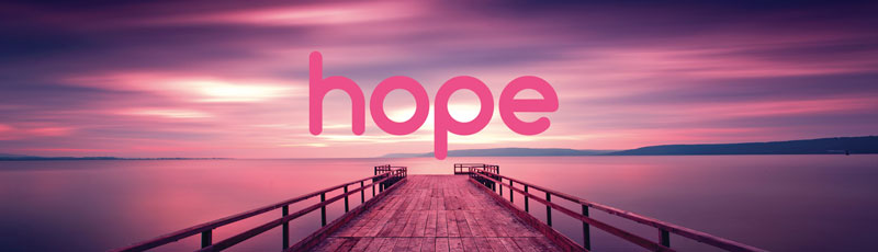 Hope image of jetty over water